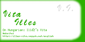 vita illes business card